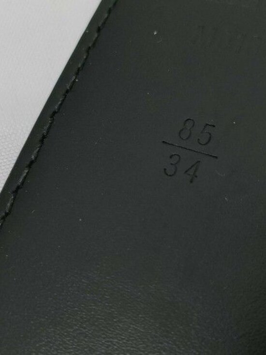 Louis Vuitton Belt Ceinture LV Circle Black Monogram Eclipse Leather main image 2